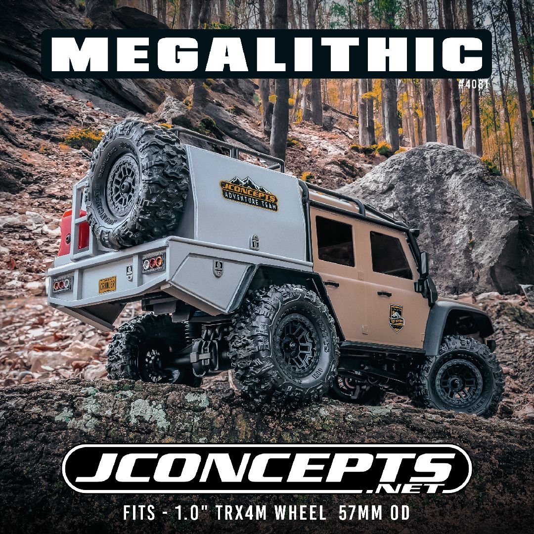 JConcepts Megalithic 1.0" - 57mm OD (Fits #3446/TRX4M wheel) (2) - Click Image to Close