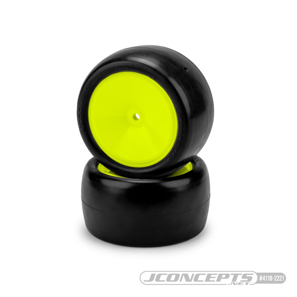 JConcepts Smoothie 3 - green compound - pre-mounted on 3348Y wheels (2wd | 4wd 2.2