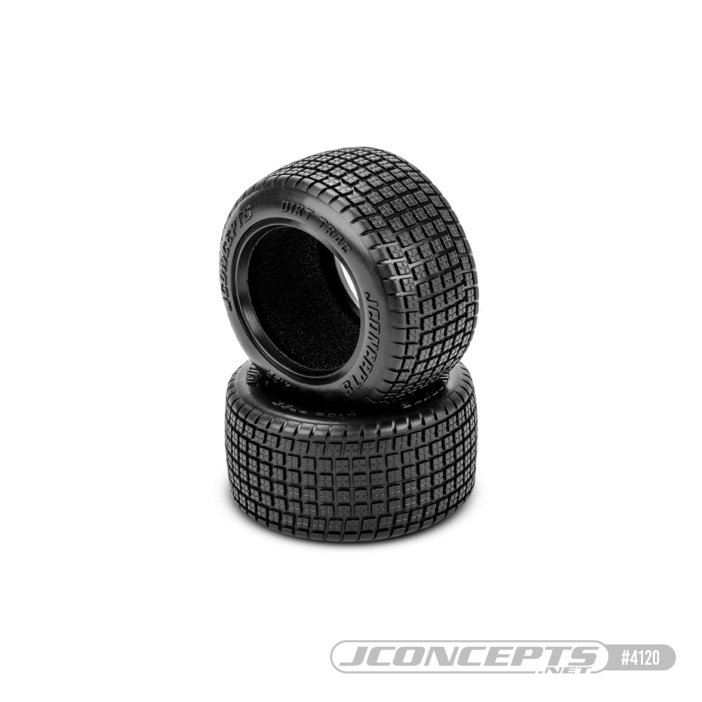 JConcepts Dirt Trac Mini - green compound (Fits - Losi Mini-B | Mini-T rear 2.0)