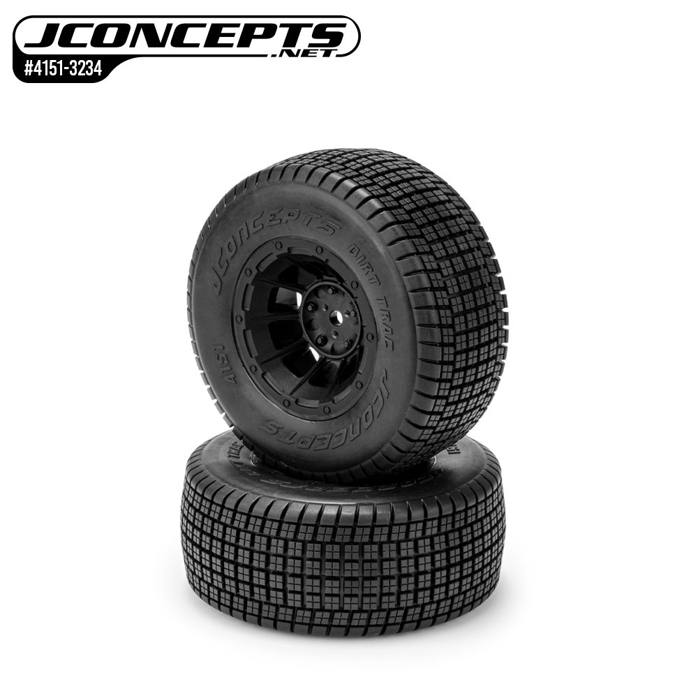 JConcepts Dirt Trac - green compound on #3350B wheels