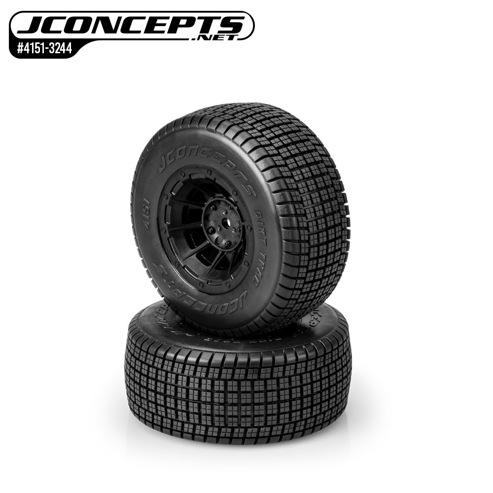 JConcepts Dirt Trac - green compound on #3350B wheels