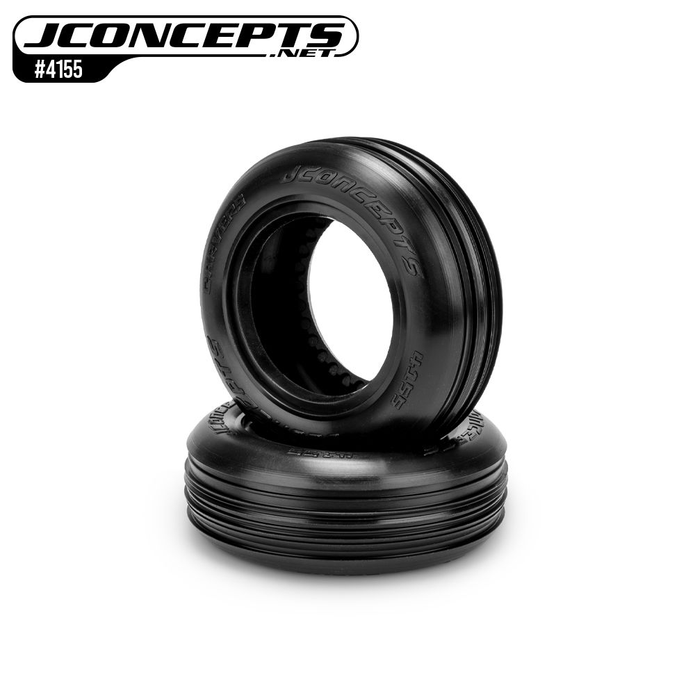 JConcepts Carvers - green (2.2" narrow RC10T front wheel)