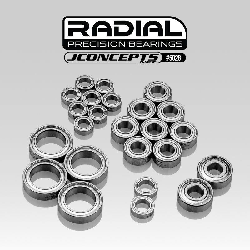 JConcepts Radial NMB Bearing Set-Fits B6.4/B6.4D/T6.4/SC6.4