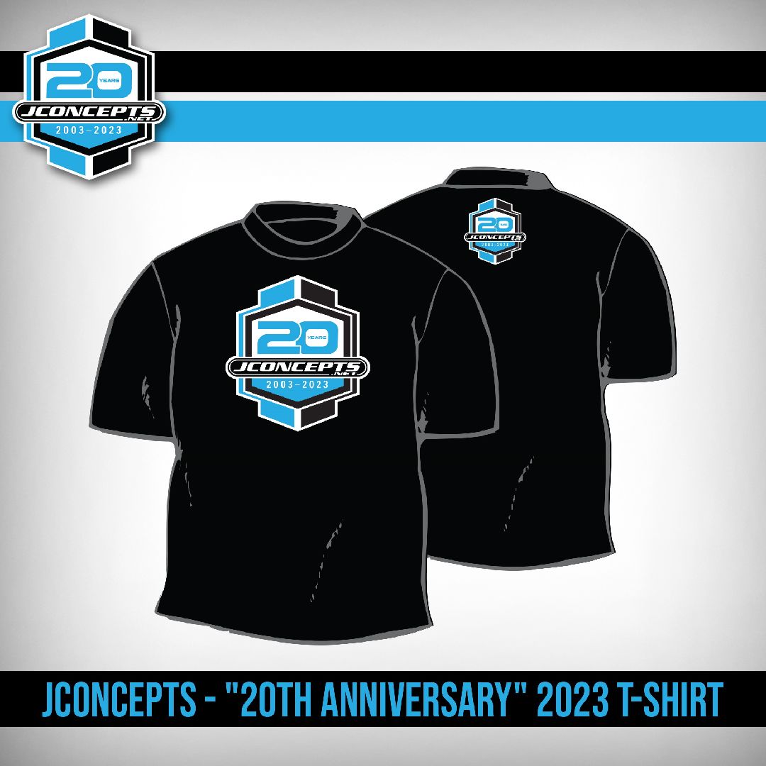 JConcepts 20th Anniversary 2023 T-Shirt - Small - Click Image to Close