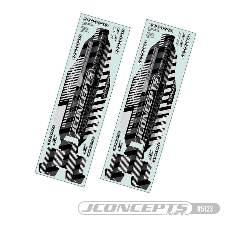 JConcepts - SC6.4 precut chassis protective sheet, 2pc (Fits – Team Associated T6.4)