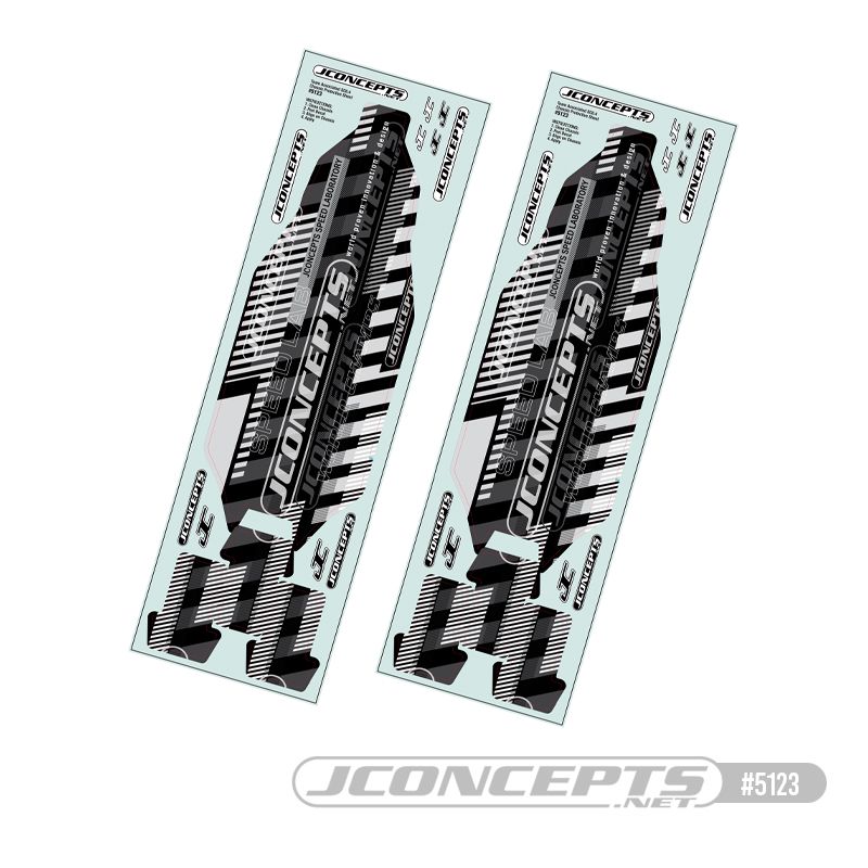 JConcepts - SC6.4 precut chassis protective sheet, 2pc