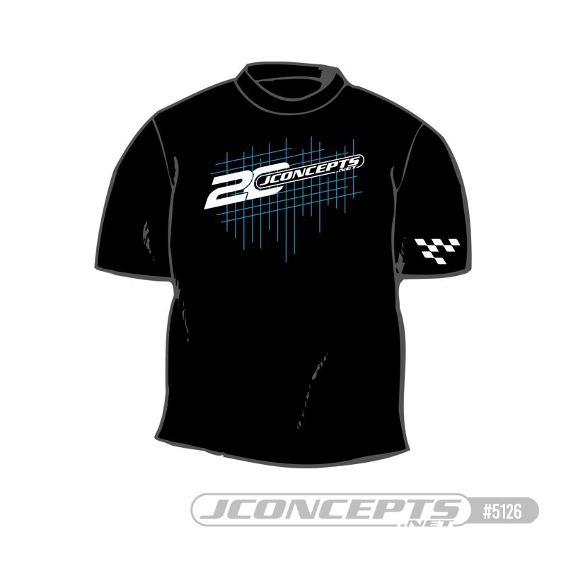 JConcepts 20th Anniversary grid T-shirt - L - Click Image to Close