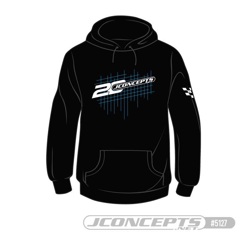 JConcepts 20th Anniversary grid pull-over sweatshirt - L - Click Image to Close
