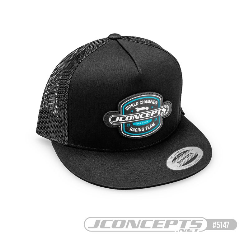 JConcepts - "2024 Ever" hat - embroidered, flat bill - Black - Click Image to Close