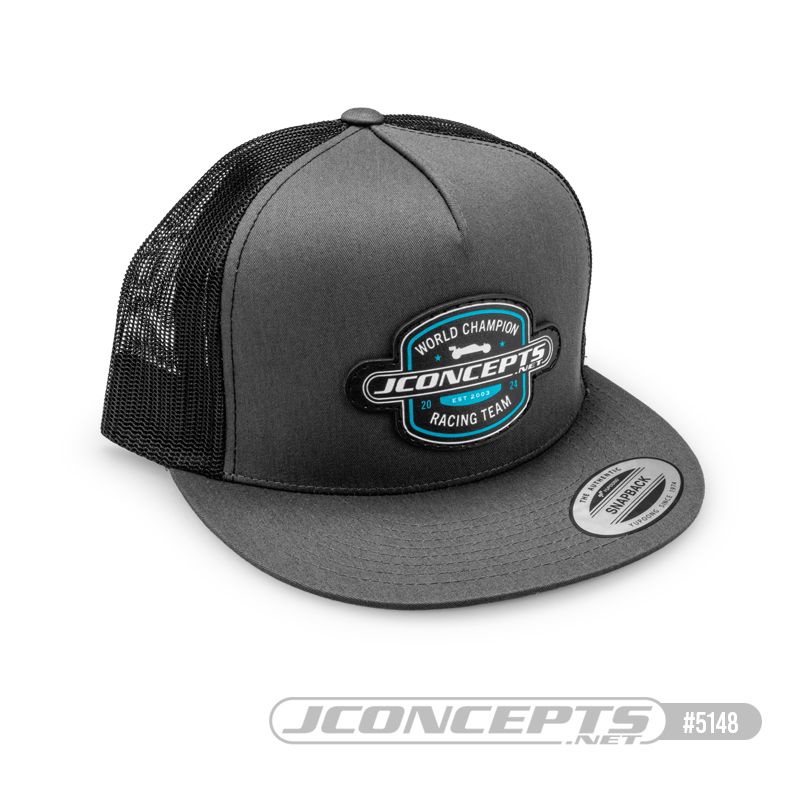 JConcepts - "2024 Ever" hat - flat bill, mesh - Gray - Click Image to Close