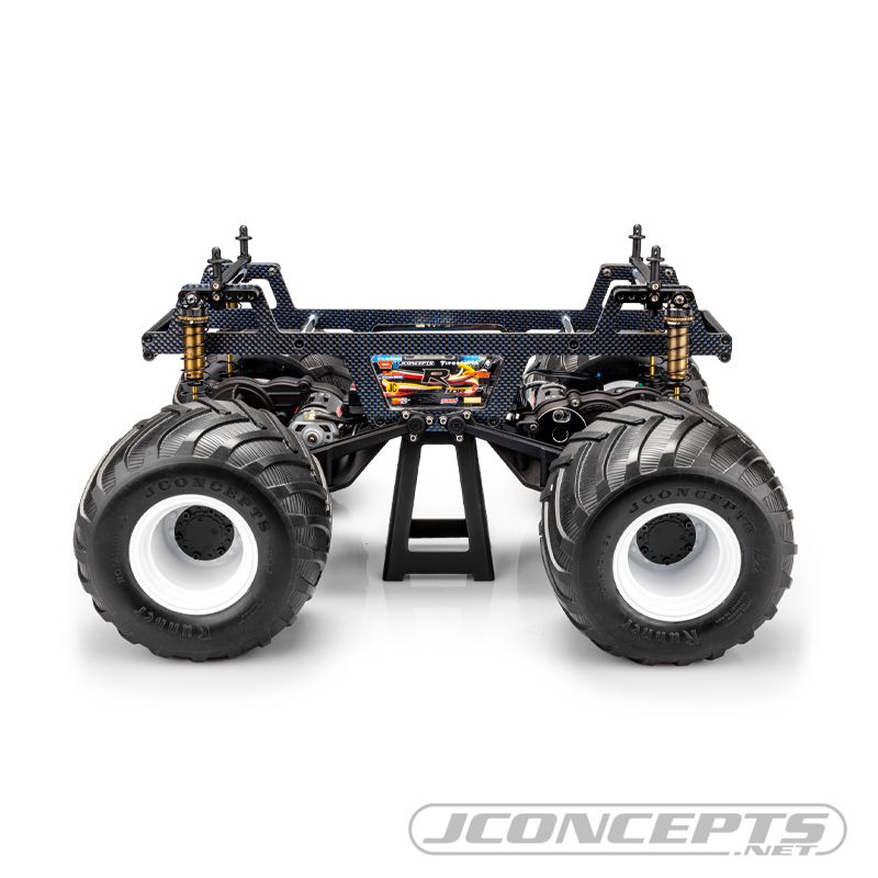 JConcepts Regulator chassis set, carbon fiber - blue hue