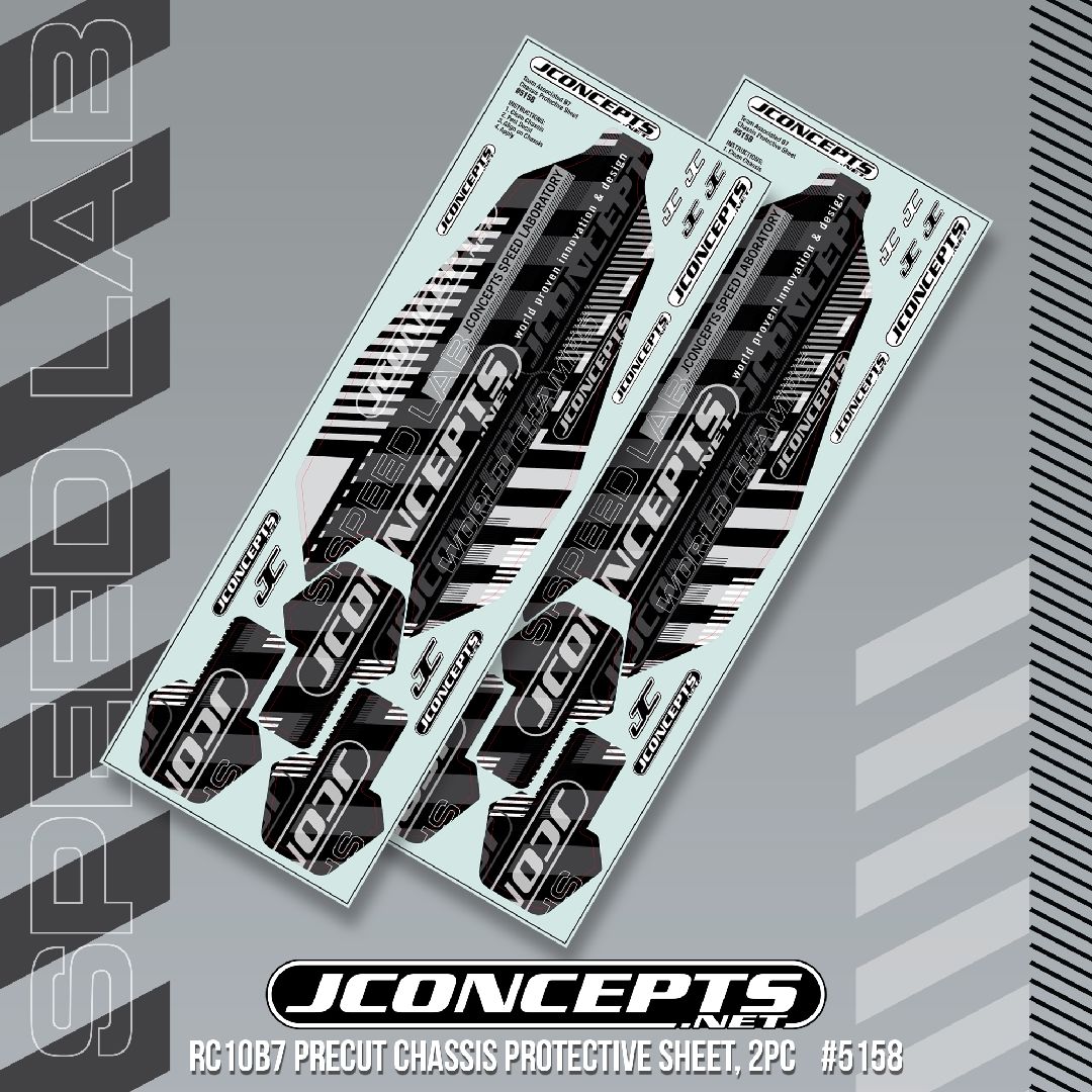 JConcepts RC10B7 precut chassis protector (2) - Click Image to Close