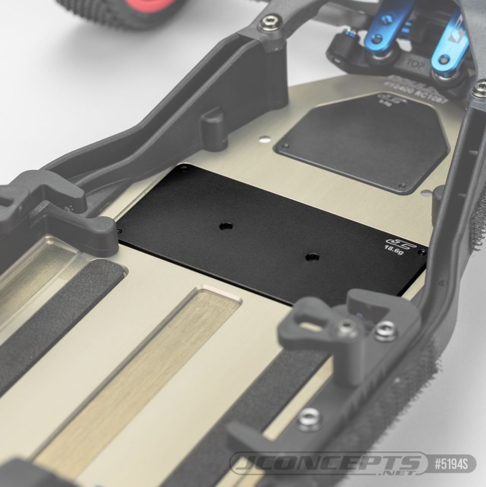 JConcepts - RC10B7 steel electronics plate, set