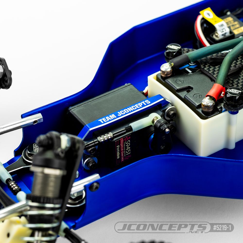 JConcepts - RC10, RC10T, RC10GT servo mount bracket, black