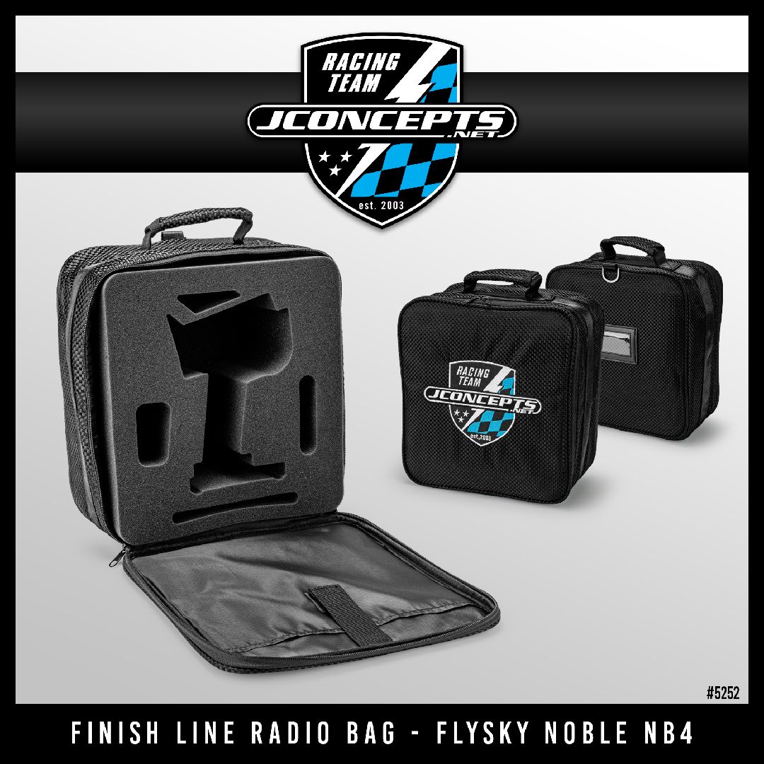 JConcepts Finish Line radio bag - FlySky Noble NB4