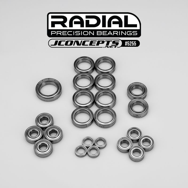 JConcepts Radial NMB bearing kit - Fits XRAY XB4 2024, 2025