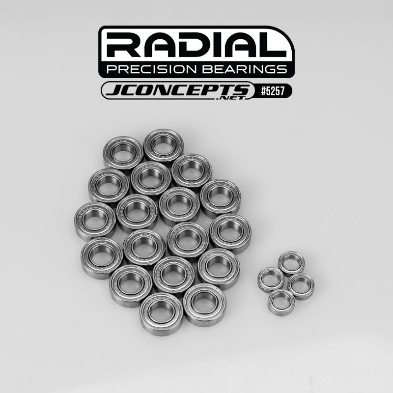 JConcepts Radial NMB bearing kit - XRAY XB8 w/ universals