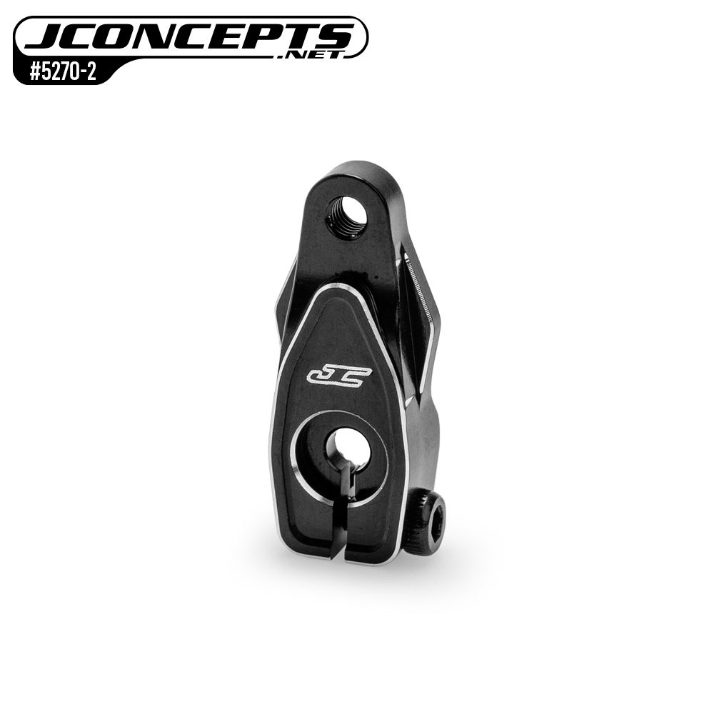 JConcepts - 25T, aluminum clamping servo horn, 16.5mm - black