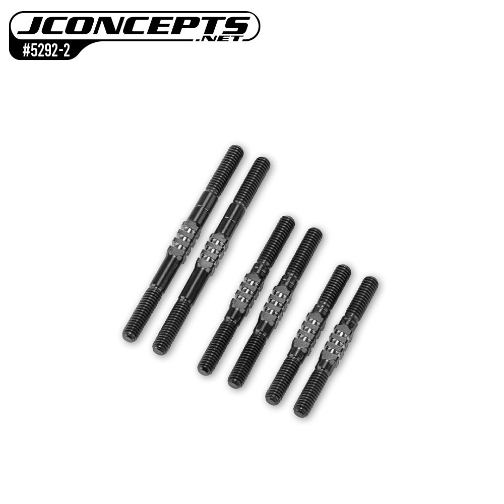 JConcepts - RC10 4wd Fin Titanium turnbuckle set, Black