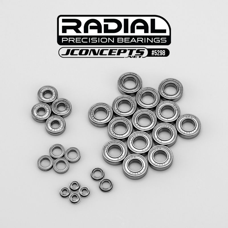 JConcepts - Sworkz S35-4 Evo Radial NMB bearing set, 26pc.