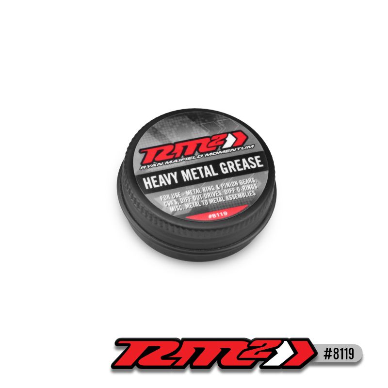 JConcepts RM2, heavy-metal grease (For - metal ring & pinion gears, CVA's, diff out-drives, diff o-rings, misc, metal to metal assemblies)