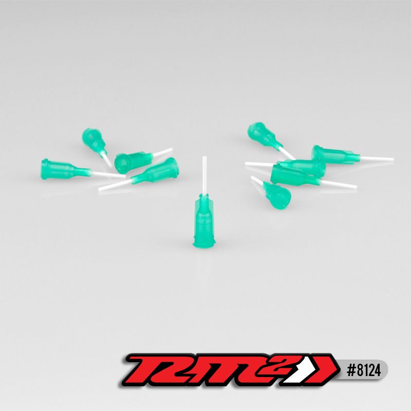 JConcepts Glue tip needles, medium bore - Green (10)