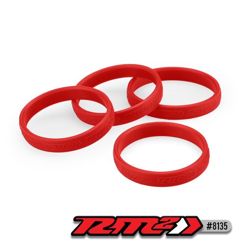 JConcepts RM2 Red Hot Tire Bands - Red