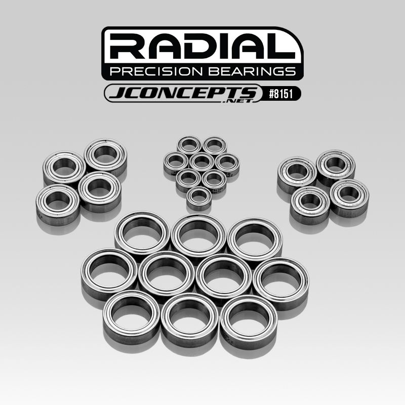 JConcepts Radial NMB Bearing Set-Fits Tekno (26)