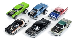 1/64 1963 Chevy Nova / 1970 Plymouth GTX / 1976 Chevy Camaro / 1972 Buick Riviera / 1958 Plymouth Belvedere / 1963 Ford Galaxie