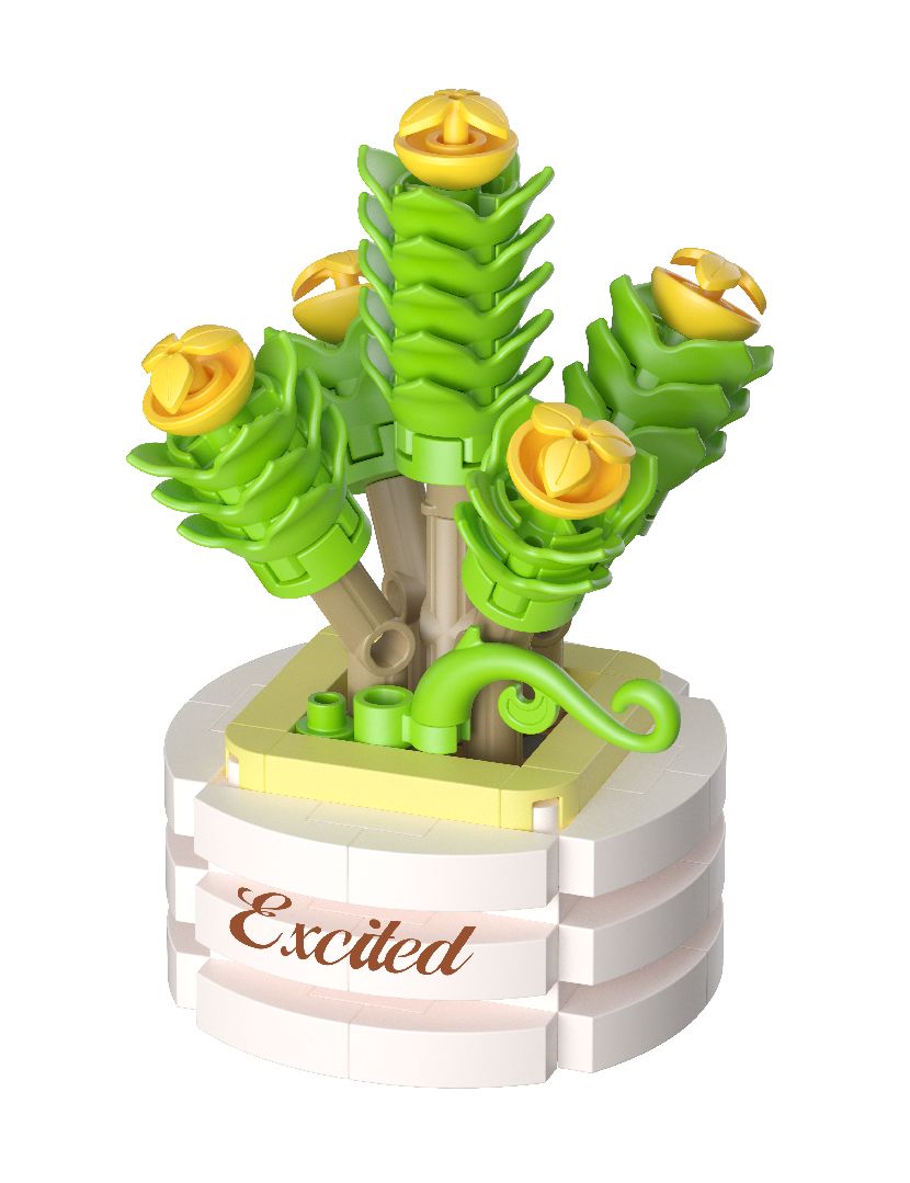 KOCO Succulent potted plants - 12 models in 1 display