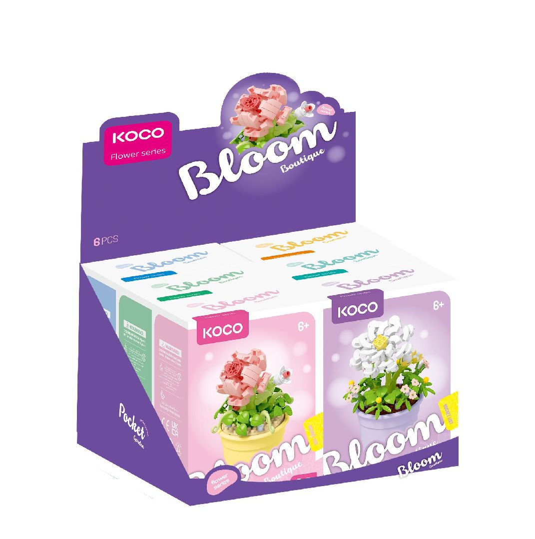 KOCO Flower Series - 6 models in 1 counter-top display