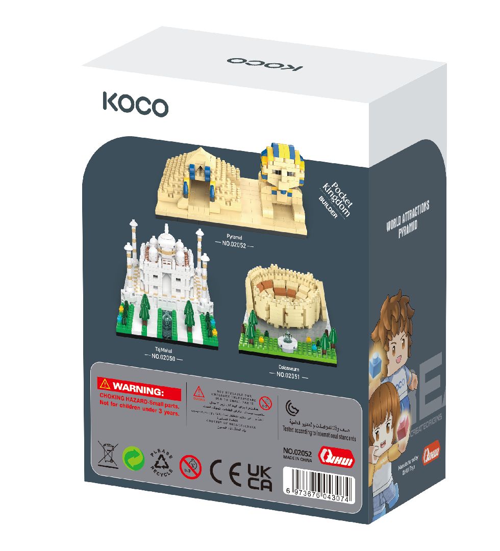 KOCO pyramid - 410 Pieces