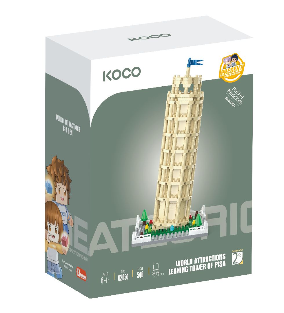 KOCO Leaning Tower of Pisa - 548 Pieces