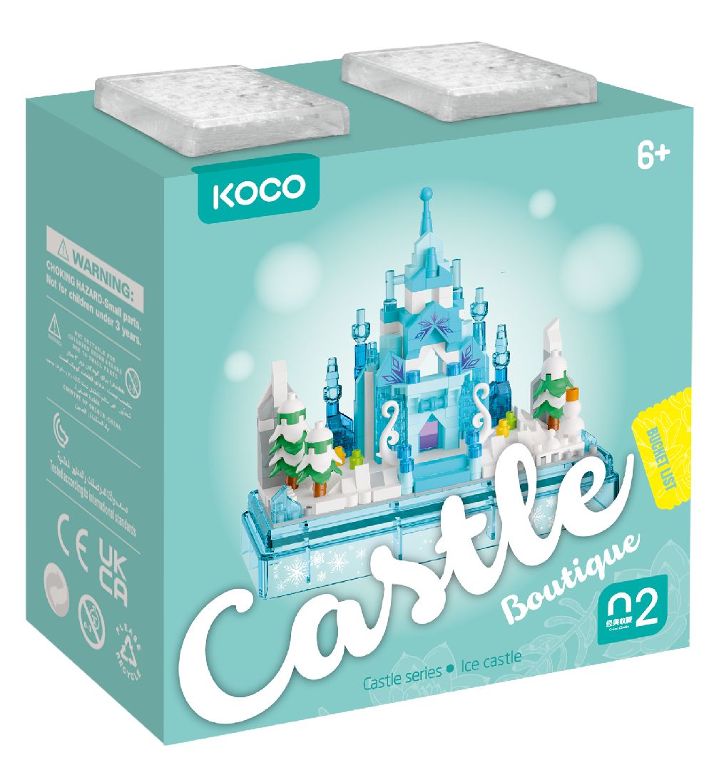 KOCO Castle - ice and snow castle - 381 Pieces
