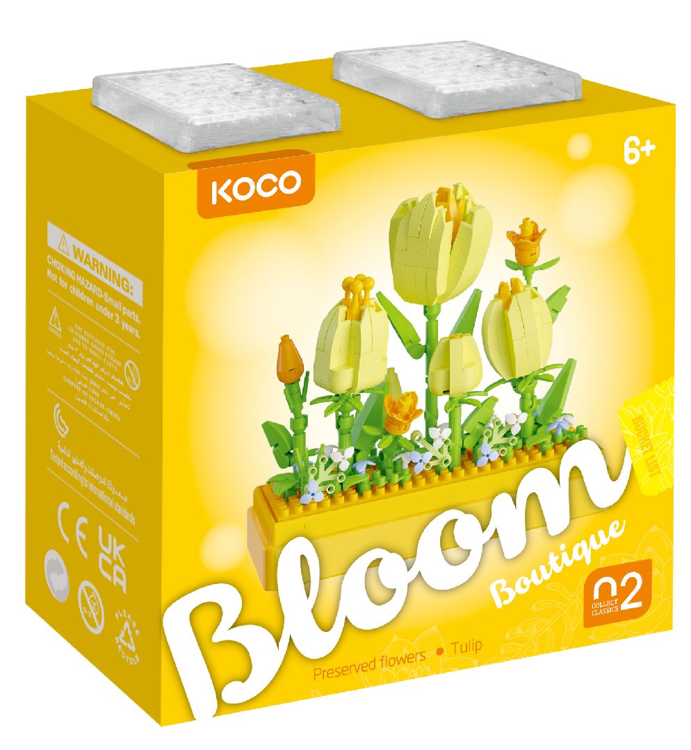KOCO Preserved Fresh Flower - Tulip - 295 Pieces