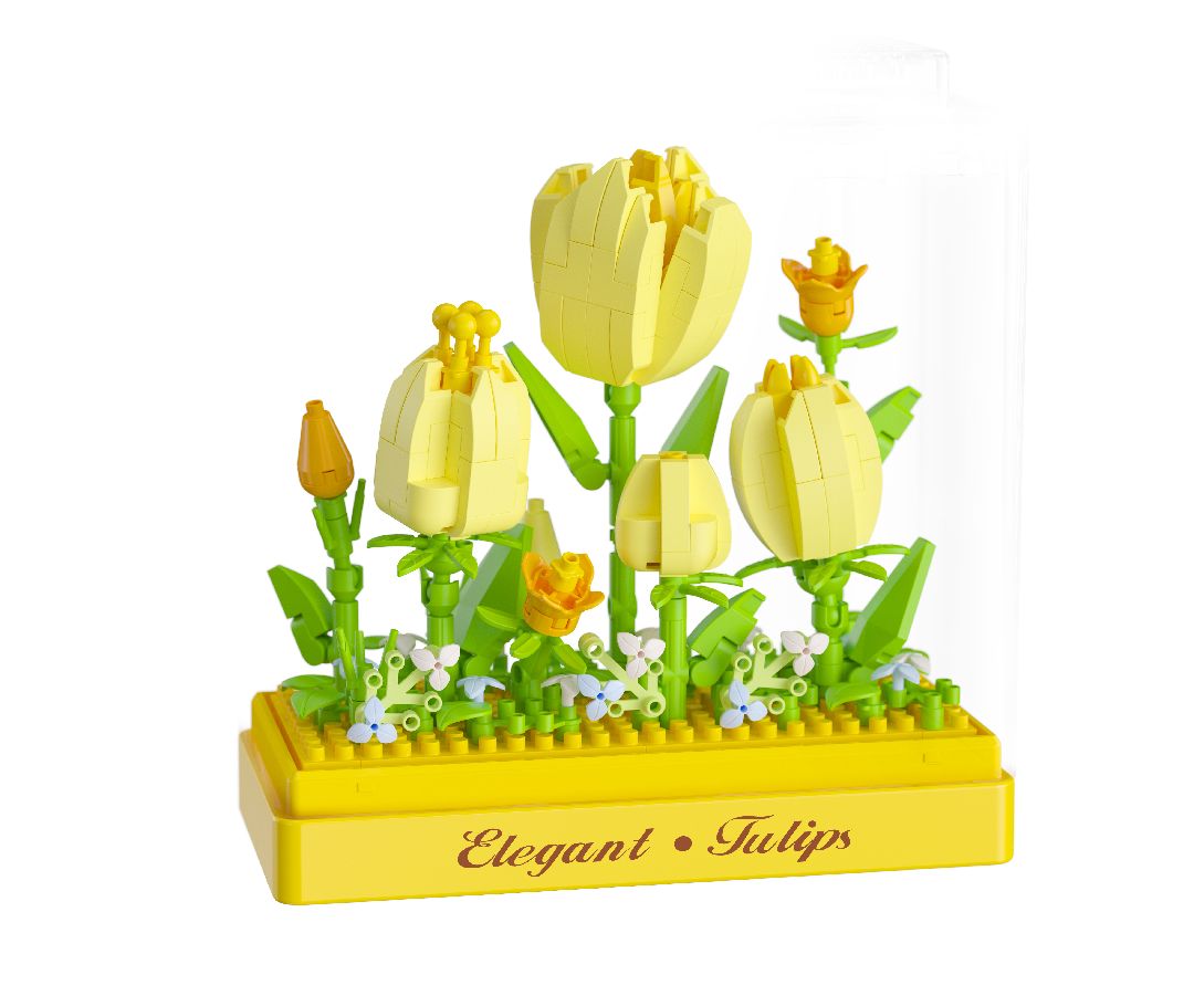 KOCO Preserved Fresh Flower - Tulip - 295 Pieces