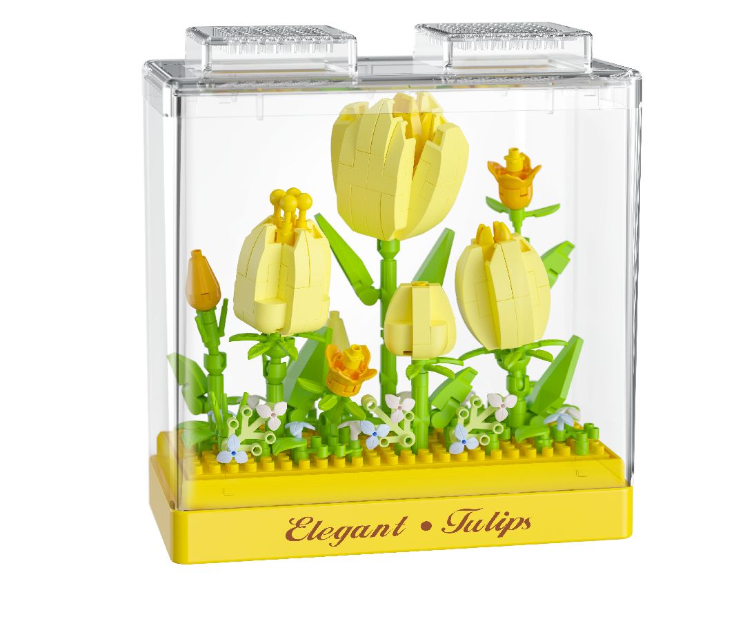 KOCO Preserved Fresh Flower - Tulip - 295 Pieces