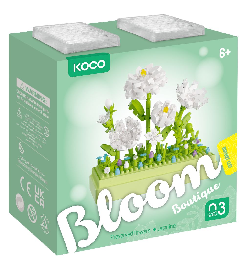 KOCO Preserved Fresh Flower - Jasmine - 285 Pieces