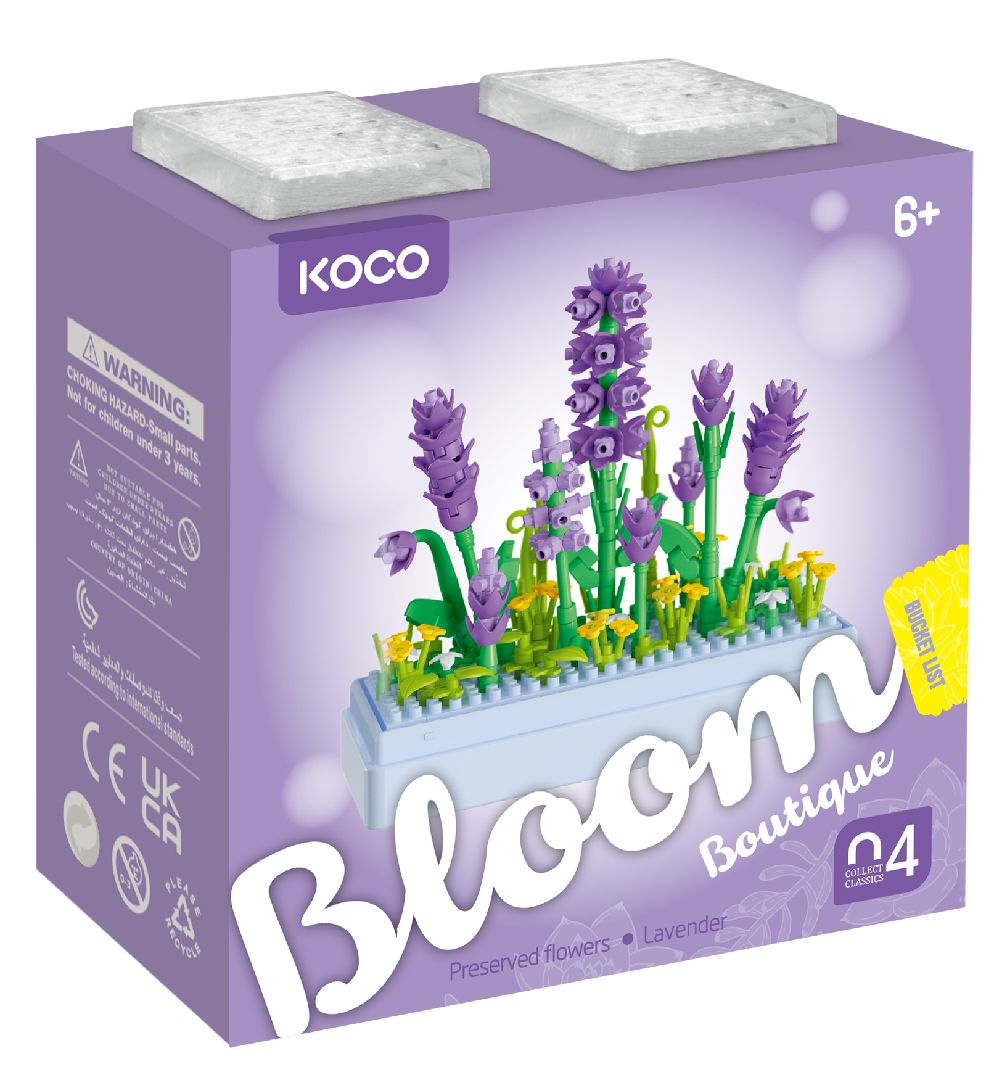 KOCO Preserved Fresh Flower - Lavender - 239 Pieces