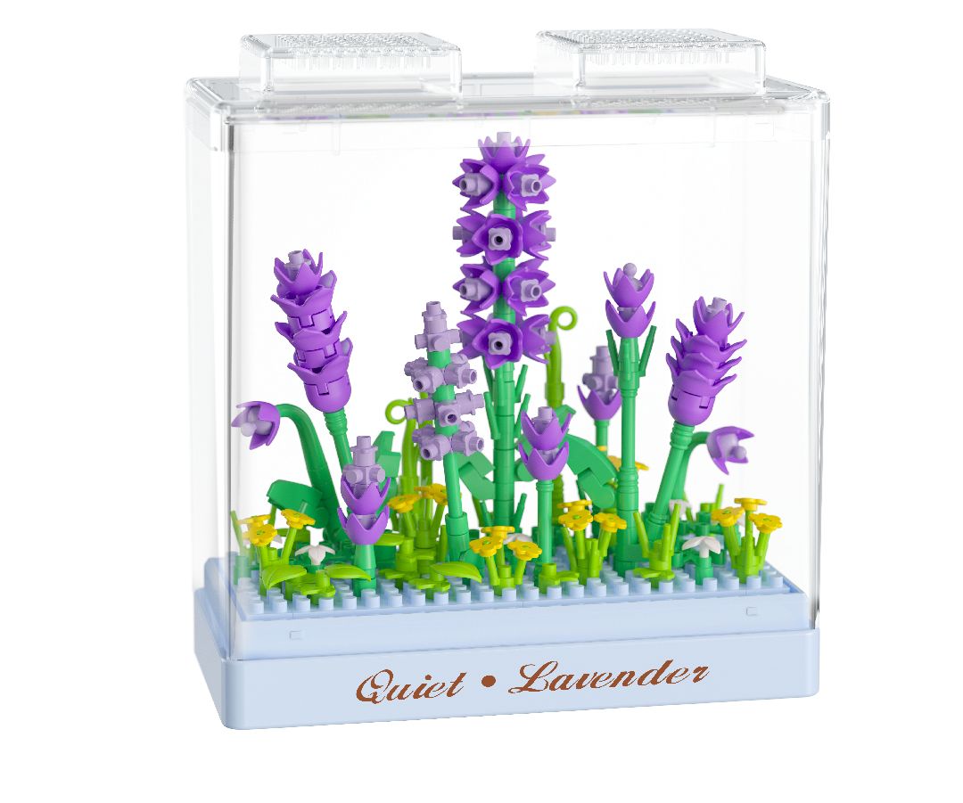 KOCO Preserved Fresh Flower - Lavender - 239 Pieces