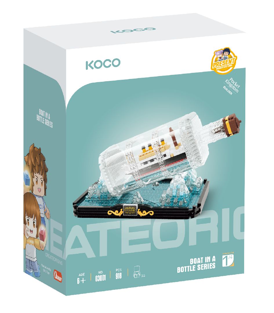 KOCO Drift bottle -Titanic - 918 Pieces