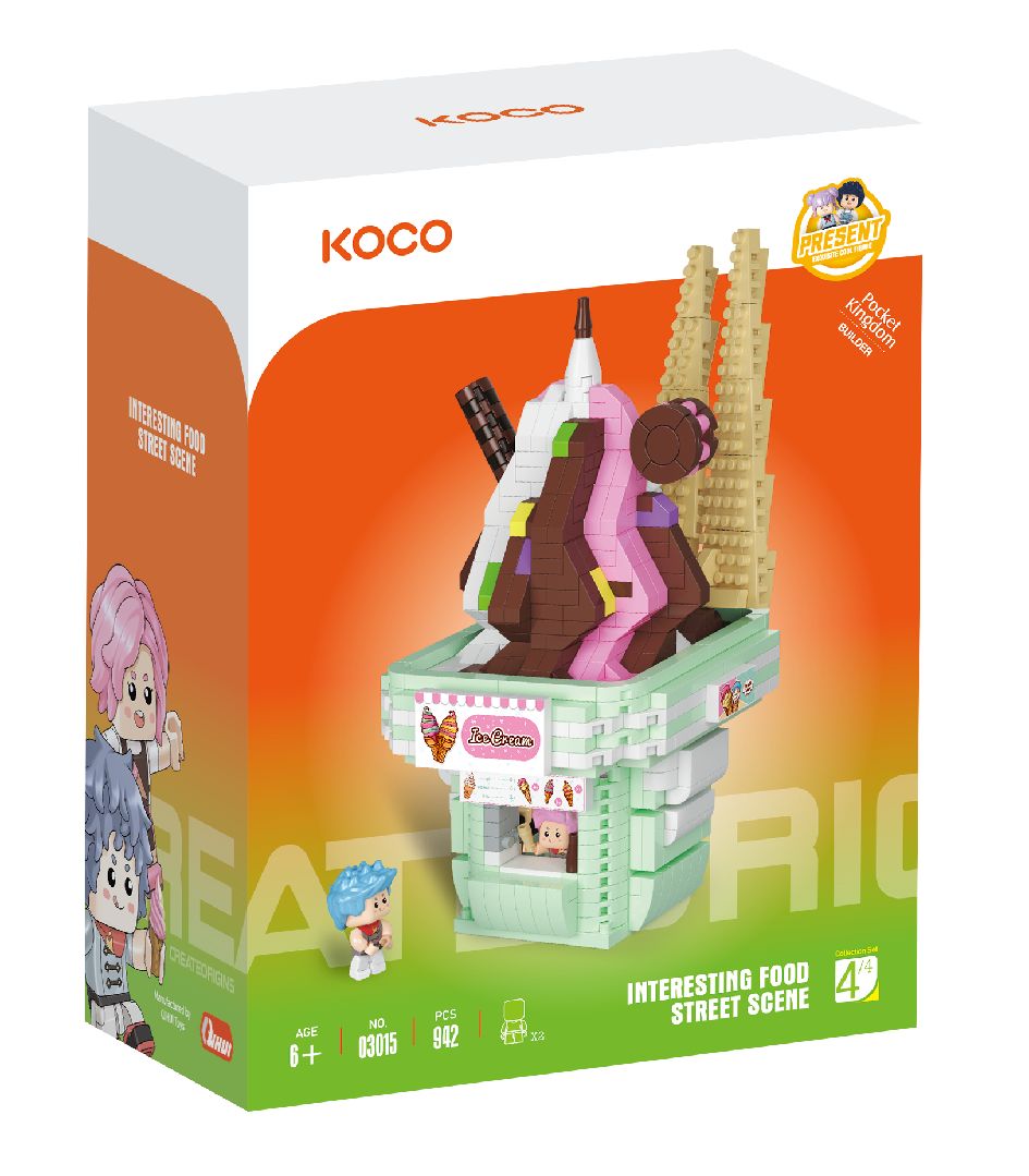 KOCO Ice cream shop - 942 Pieces