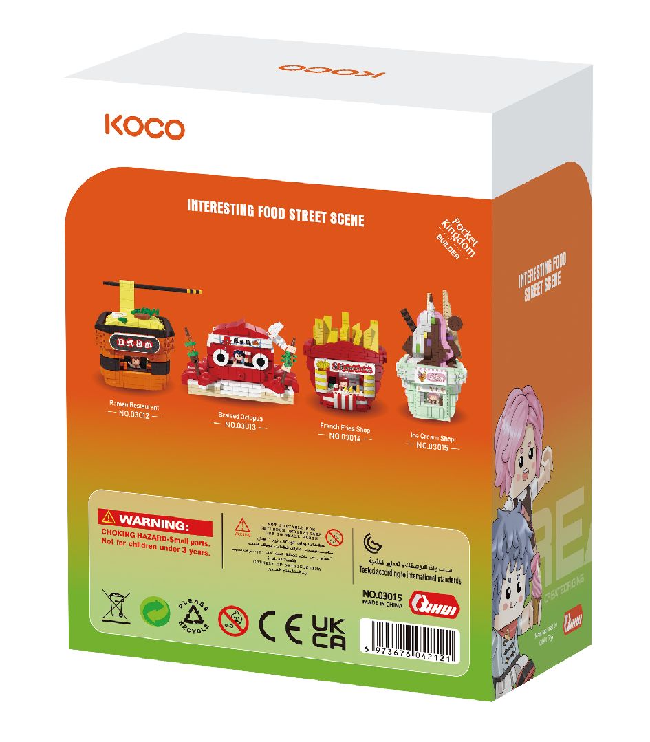 KOCO Ice cream shop - 942 Pieces