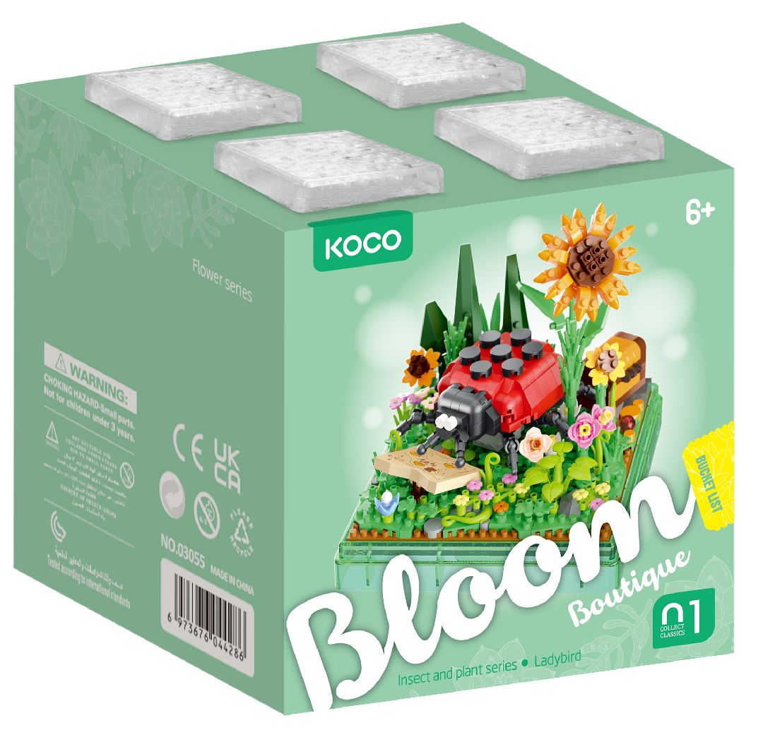 KOCO Insect & plant - Ladybird - 659 Pieces