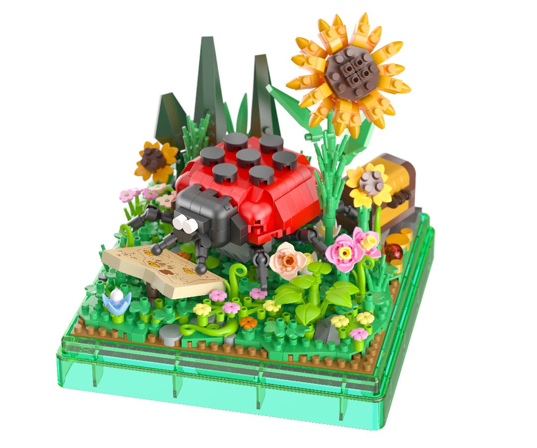 KOCO Insect & plant - Ladybird - 659 Pieces