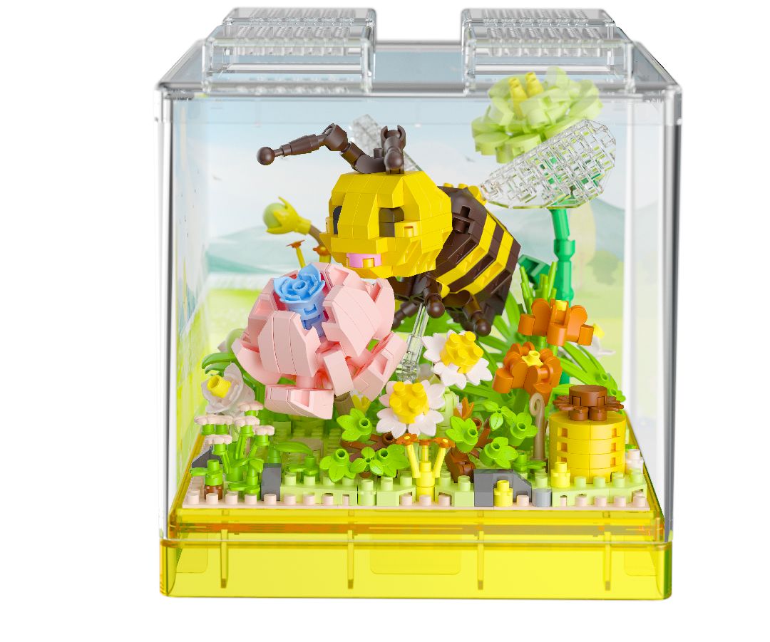 KOCO Insect & plant - Bee - 668 Pieces