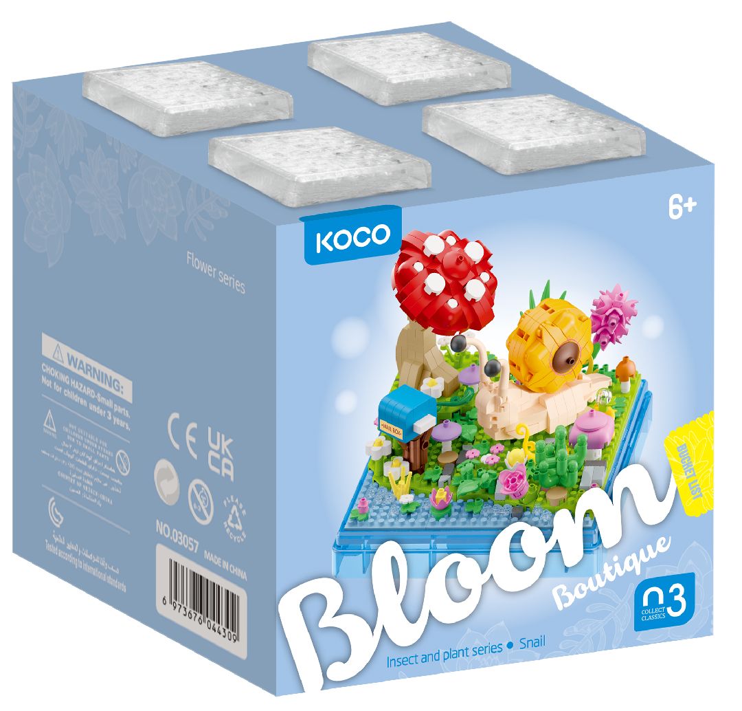 KOCO Insect & plant - Snail - 625 Pieces
