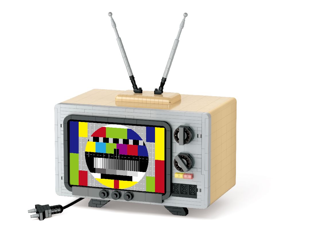 KOCO Old-fashioned TV - 2280 Pieces