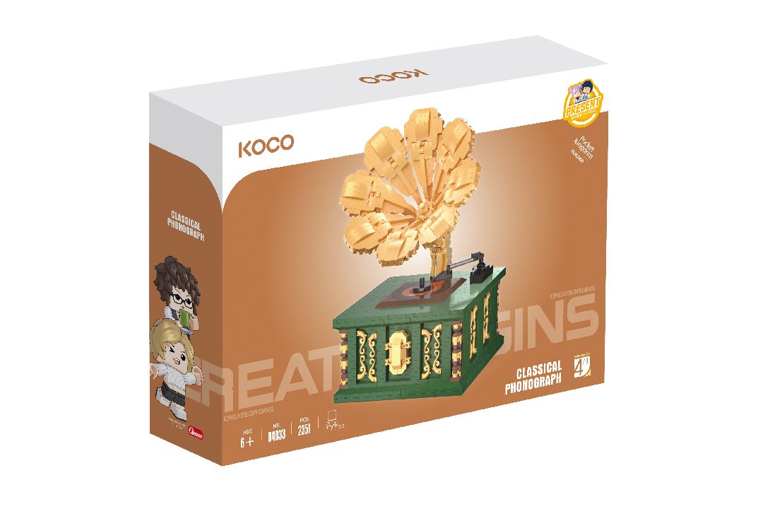 KOCO Old-fashioned phonograph - 2351 Pieces