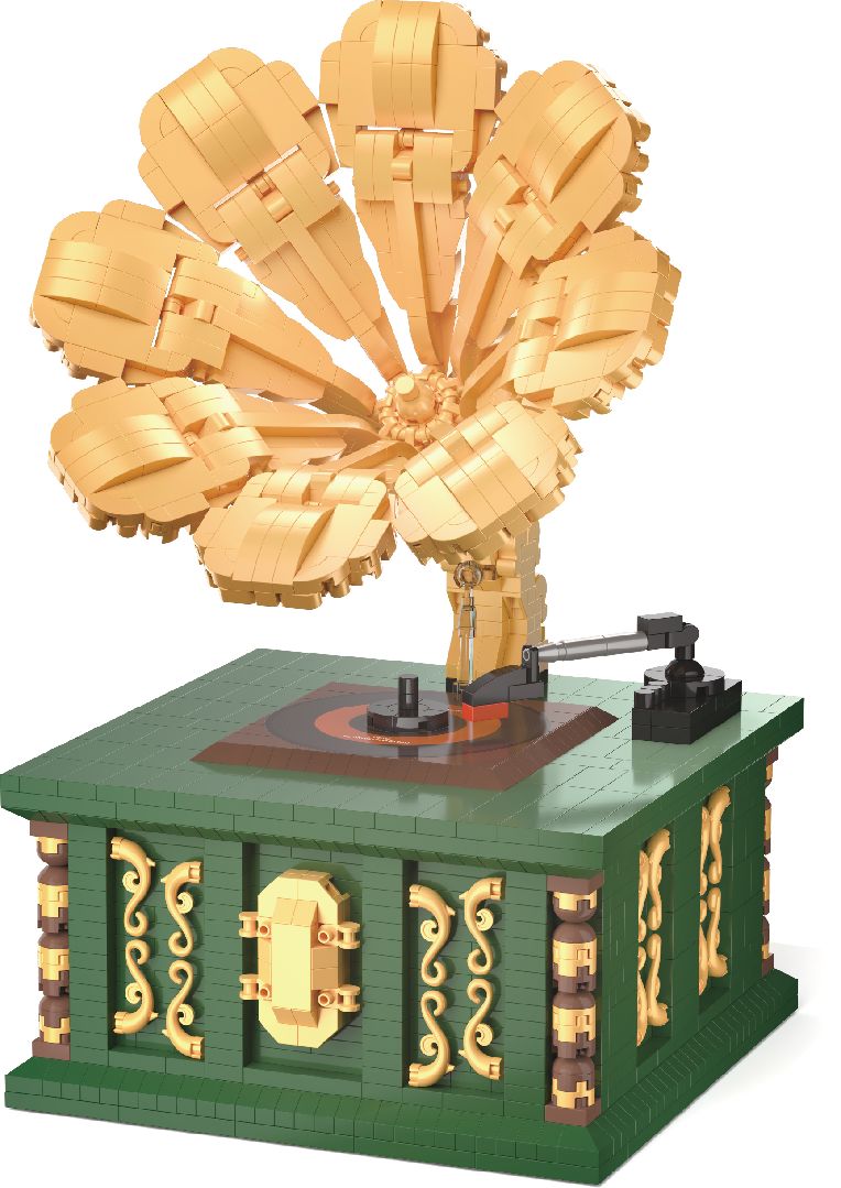 KOCO Old-fashioned phonograph - 2351 Pieces